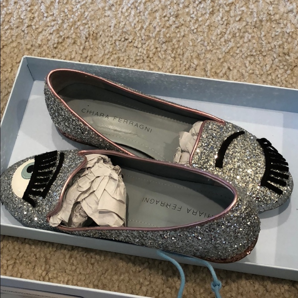 Chairs Ferragni Glit flats